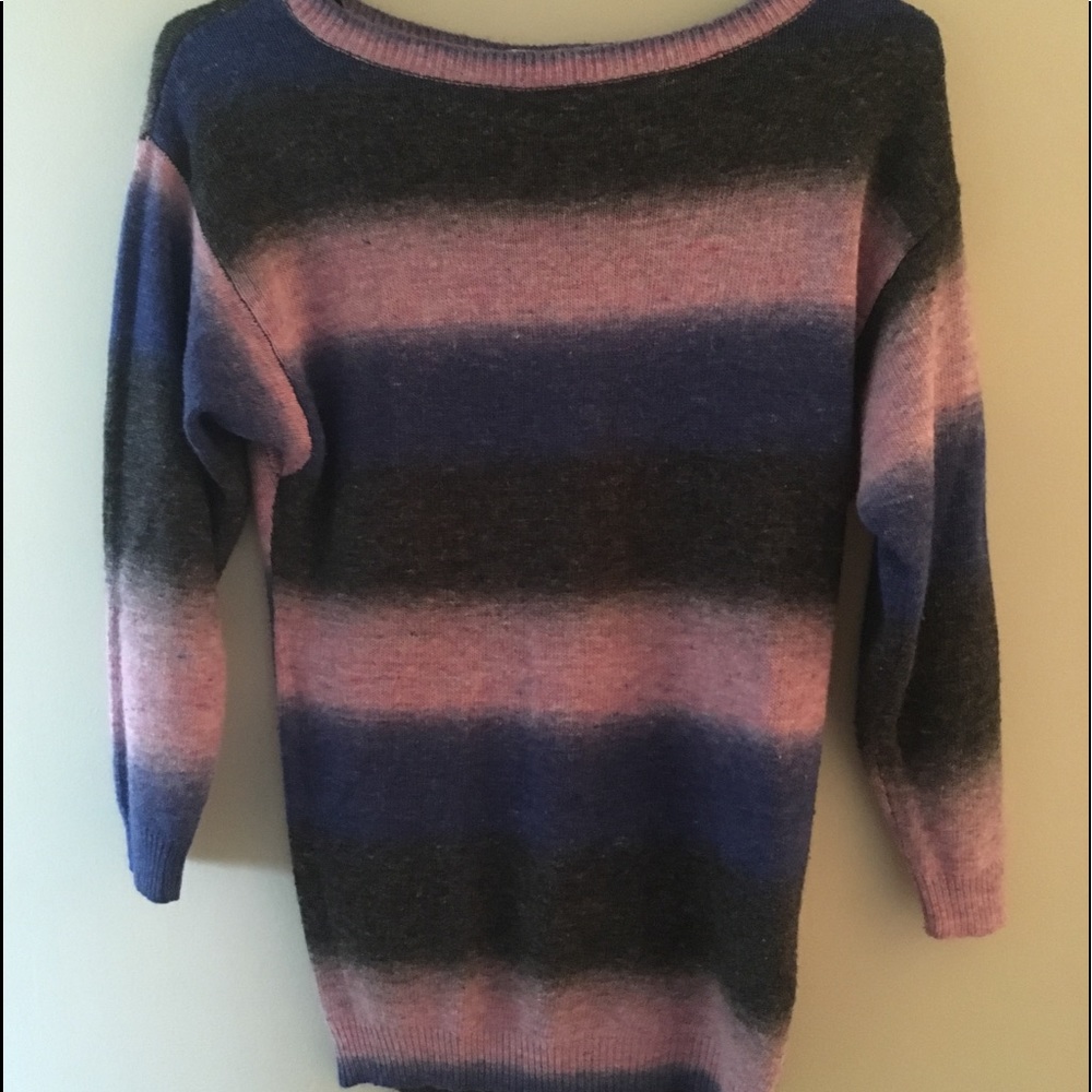 Stripped Sweater Dress